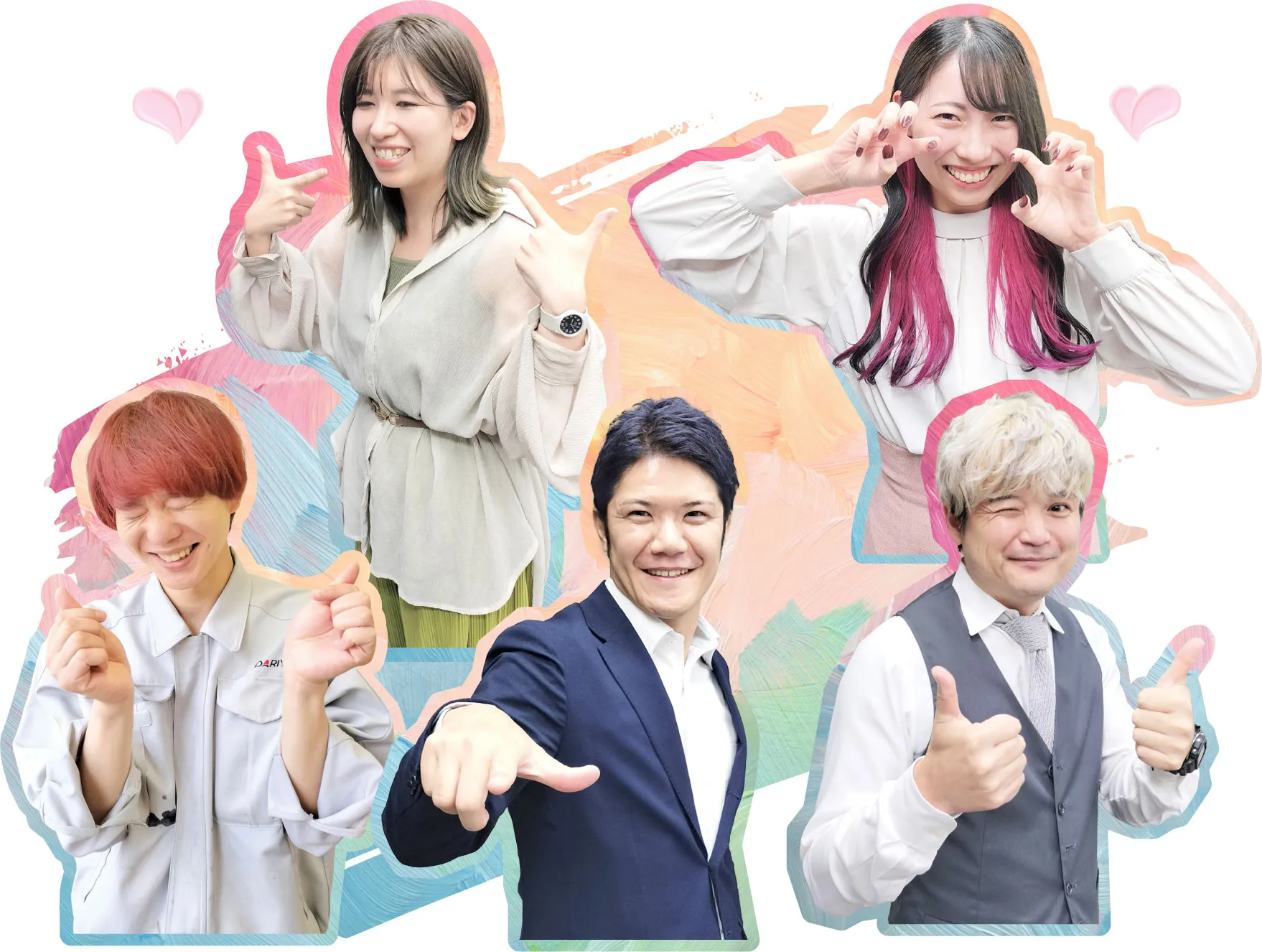 もちろん髪色は自由です！