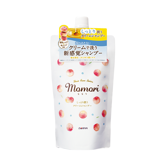 しっとり潤うクリームシャンプー